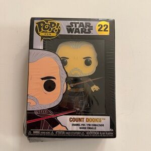 Funko Star Wars Pop Pin Count Dooku Enamel Pin